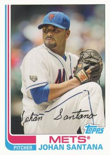 #78 Johan Santana - New York Mets - 2013 Topps Archives Baseball