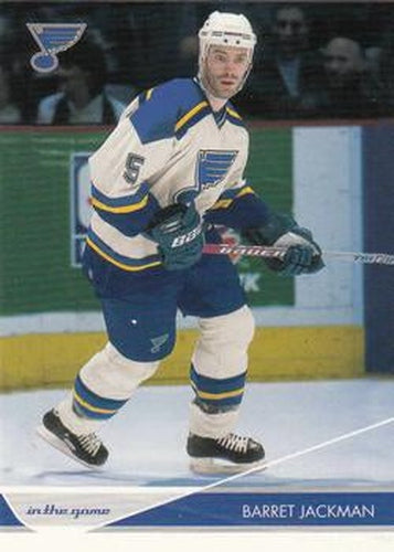 #78 Barret Jackman - St. Louis Blues - 2003-04 In The Game Toronto Star Hockey