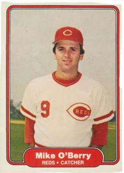 #78 Mike O'Berry - Cincinnati Reds - 1982 Fleer Baseball