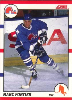 #78 Marc Fortier - Quebec Nordiques - 1990-91 Score Canadian Hockey