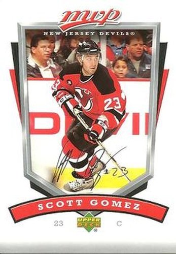 #178 Scott Gomez - New Jersey Devils - 2006-07 Upper Deck MVP Hockey