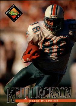 #78 Keith Jackson - Miami Dolphins - 1994 Pro Line Live Football