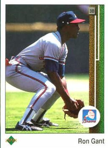 #378 Ron Gant - Atlanta Braves - 1989 Upper Deck Baseball