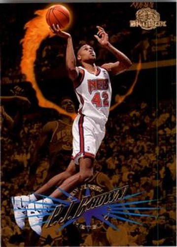 #78 P.J. Brown - New Jersey Nets - 1995-96 SkyBox Premium Basketball