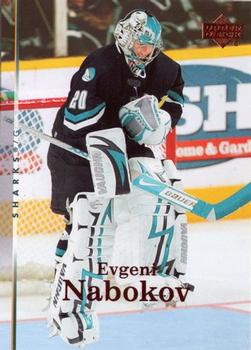 #78 Evgeni Nabokov - San Jose Sharks - 2007-08 Upper Deck Hockey