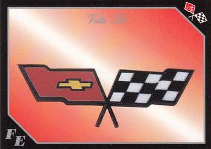#78 Corvette Flag Emblem #14 of 16 - 1991 Collect-A-Card Vette Set