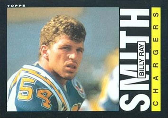 #378 Billy Ray Smith - San Diego Chargers - 1985 Topps Football