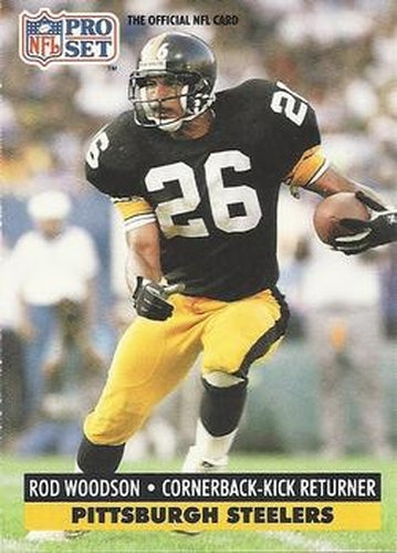 #278 Rod Woodson - Pittsburgh Steelers - 1991 Pro Set Football