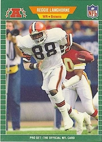 #78 Reggie Langhorne - Cleveland Browns - 1989 Pro Set Football