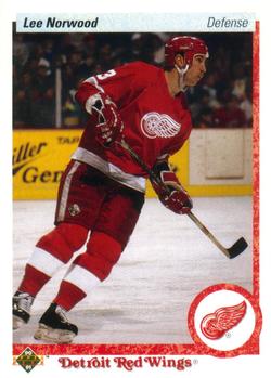 #78 Lee Norwood - Detroit Red Wings - 1990-91 Upper Deck Hockey