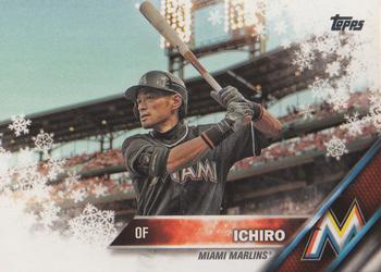 #HMW78 Ichiro - Miami Marlins - 2016 Topps Holiday Baseball