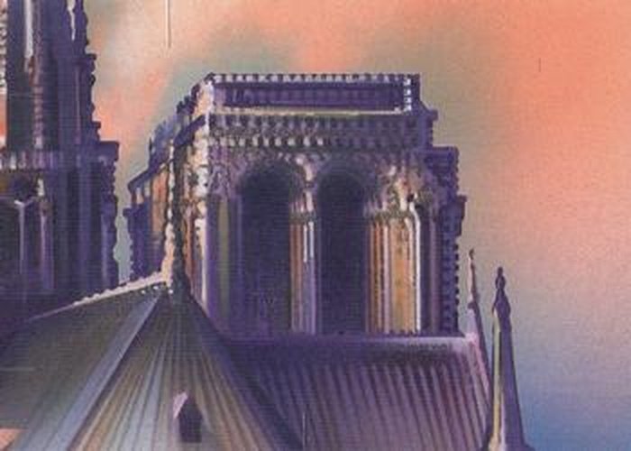 #78 Located in the heart of Paris, the Notre Dame - 1996 Skybox Hunchback of Notre Dame