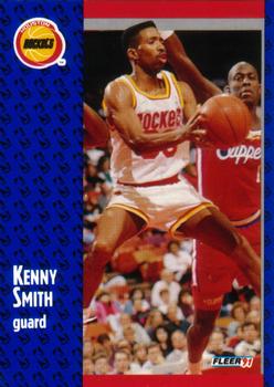 #78 Kenny Smith - Houston Rockets - 1991-92 Fleer Basketball