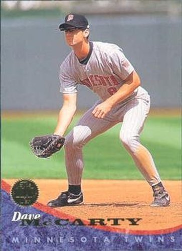 #78 David McCarty - Minnesota Twins - 1994 Leaf Baseball