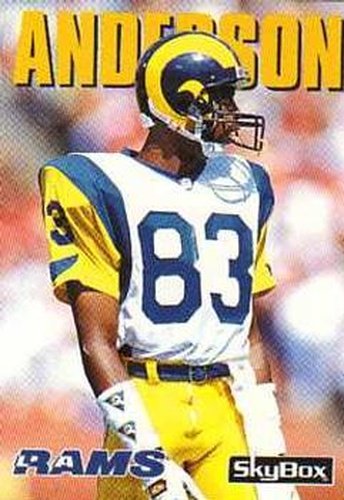 #78 Willie Anderson - Los Angeles Rams - 1992 SkyBox Impact Football