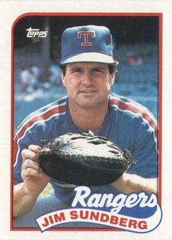 #78 Jim Sundberg - Texas Rangers - 1989 Topps Baseball