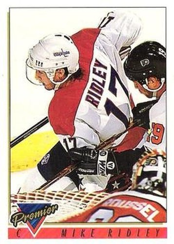 #78 Mike Ridley - Washington Capitals - 1993-94 Topps Premier Hockey