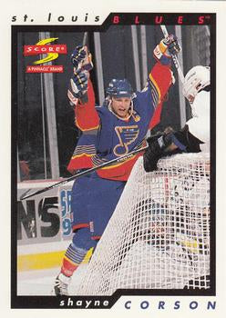 #78 Shayne Corson - St. Louis Blues - 1996-97 Score Hockey