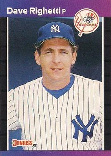 #78 Dave Righetti - New York Yankees - 1989 Donruss Baseball