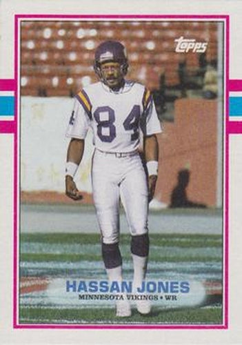 #78 Hassan Jones - Minnesota Vikings - 1989 Topps Football
