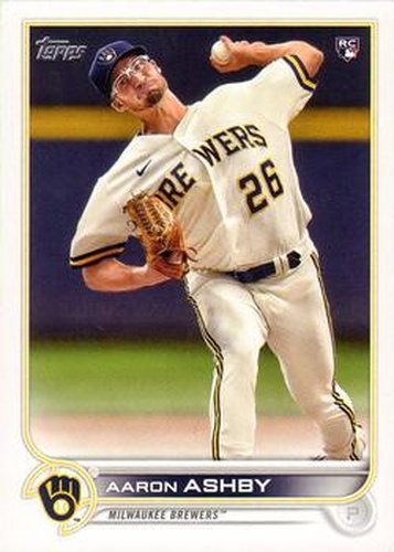 #78 Aaron Ashby - Milwaukee Brewers - 2022 Topps Baseball