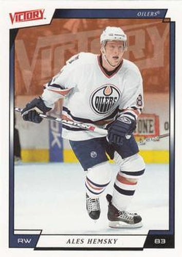 #78 Ales Hemsky - Edmonton Oilers - 2006-07 Upper Deck Victory Hockey