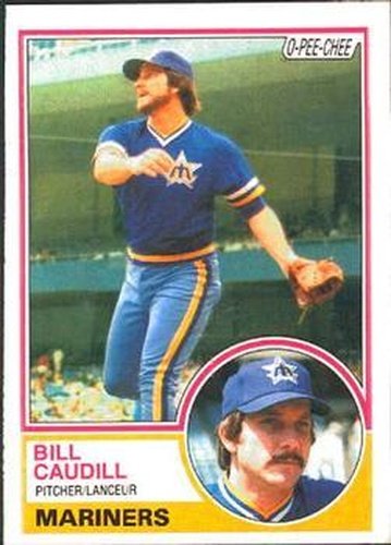 #78 Bill Caudill - Seattle Mariners - 1983 O-Pee-Chee Baseball