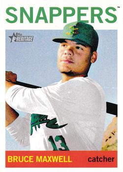 #78 Bruce Maxwell - Beloit Snappers - 2013 Topps Heritage Minor League Baseball
