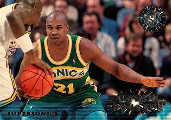 #78 Byron Houston - Seattle SuperSonics - 1995-96 Stadium Club Basketball