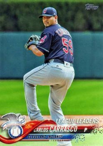 #78 Carlos Carrasco - Cleveland Indians - 2018 Topps Baseball