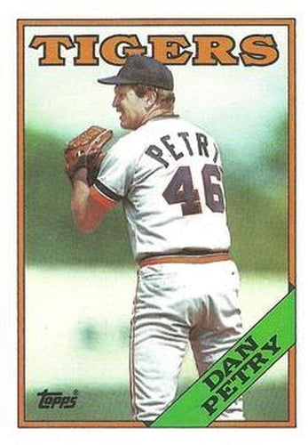 #78 Dan Petry - Detroit Tigers - 1988 Topps Baseball