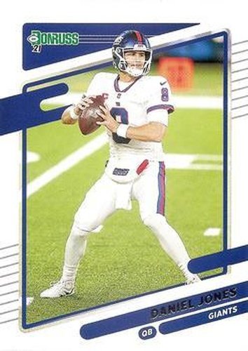 #78 Daniel Jones - New York Giants - 2021 Donruss Football