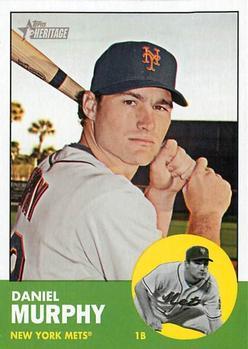 #78 Daniel Murphy - New York Mets - 2012 Topps Heritage Baseball