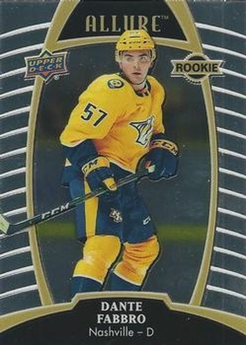 #78 Dante Fabbro - Nashville Predators - 2019-20 Upper Deck Allure Hockey