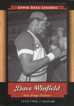 #78 Dave Winfield - San Diego Padres - 2001 Upper Deck Legends Baseball