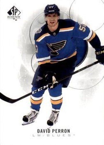 #78 David Perron - St. Louis Blues - 2020-21 SP Authentic Hockey