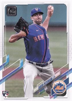 #78 David Peterson - New York Mets - 2021 Topps Baseball
