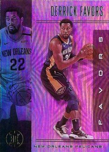 #78 Derrick Favors - New Orleans Pelicans - 2019-20 Panini Illusions Basketball