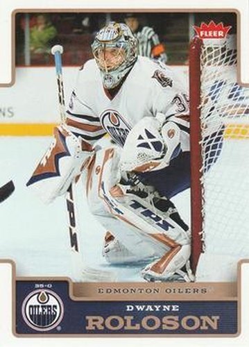 #78 Dwayne Roloson - Edmonton Oilers - 2006-07 Fleer Hockey