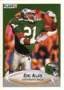 #78 Eric Allen - Philadelphia Eagles - 1990 Fleer Football