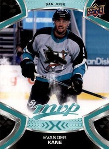 #78 Evander Kane - San Jose Sharks - 2021-22 Upper Deck MVP Hockey