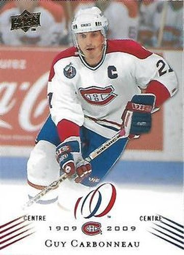 #78 Guy Carbonneau - Montreal Canadiens - 2008-09 Upper Deck Montreal Canadiens Centennial Hockey