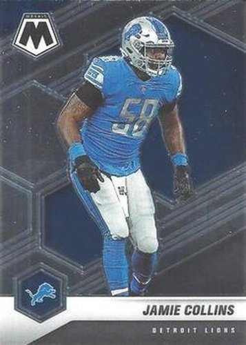 #78 Jamie Collins - Detroit Lions - 2021 Panini Mosaic Football