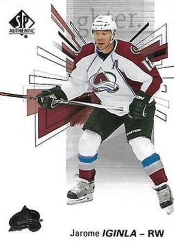 #78 Jarome Iginla - Colorado Avalanche - 2016-17 SP Authentic Hockey