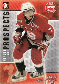 #78 Jeff Carter - Sault Ste. Marie Greyhounds - 2004-05 In The Game Heroes and Prospects Hockey