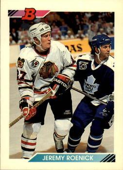 #78 Jeremy Roenick - Chicago Blackhawks - 1992-93 Bowman Hockey