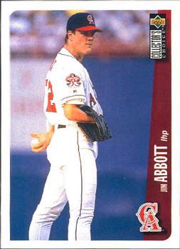 #78 Jim Abbott - California Angels - 1996 Collector's Choice Baseball
