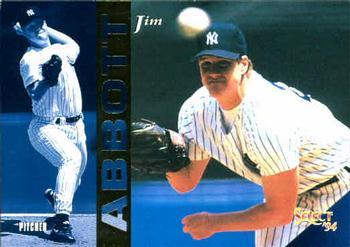 #78 Jim Abbott - New York Yankees - 1994 Select Baseball