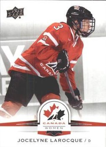 #78 Jocelyne Larocque - Canada - 2014-15 Upper Deck Team Canada Juniors Hockey