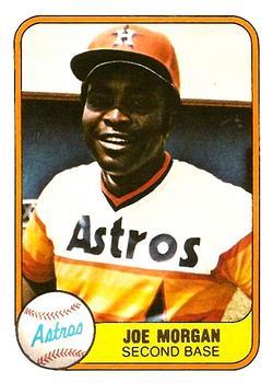 #78 Joe Morgan - Houston Astros - 1981 Fleer Baseball